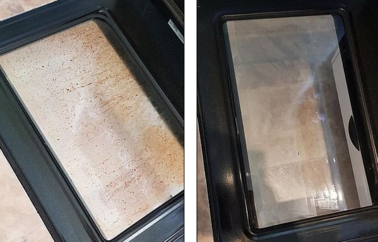 vieze ovendeur schoonmaaktip wondermiddelen